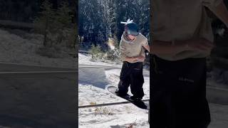 clip snowboard snowboarding steamboat snow winter wintersport foryou viralvideo [upl. by Kcirdec]