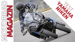 Yamaha Niken 2018 Dreirad  viel schneller und sicherer als ein Motorrad [upl. by Ihtak969]