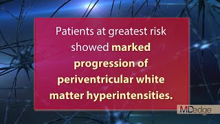 Cerebral small vessel disease progression linked to MCI in hypertensive patients [upl. by Hilario]