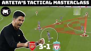 How Arteta Dominated Klopp  Tactical Analysis  Arsenal 31 Liverpool [upl. by Combs466]