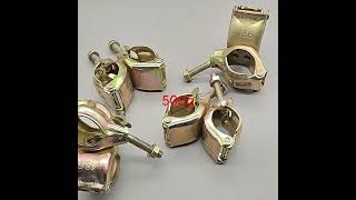 Scaffolding couplers scaffold clamp scaffolding accessories pressed swivel couplers [upl. by Aleehs]