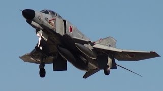 航空自衛隊岐阜基地 F4EJ 336 着陸 小牧基地航空祭からの帰投 JASDF Gifu AB 14Feb23 [upl. by Otrebile]