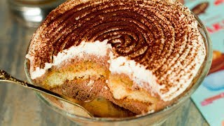 Al probar esta receta nunca más preparara otra el postre más sabroso − quotTiramisúquot  GustosoTV [upl. by Nosoj641]