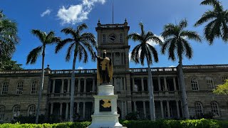 Walking Downtown Honolulu Hawaii in May 2023 [upl. by Norehs]