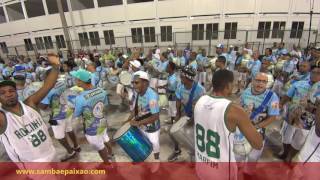 No coração da Acadêmicos da Rocinha Super Esquenta 2017 Bateria Ritmo Avassalador [upl. by Alenairam]