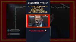 SAYAS deja planchado al socialista GÓMEZ DE CELIS que intenta silenciarlo españa pedrosanchez pp [upl. by Asital]