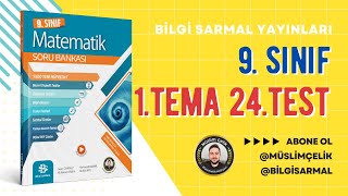 Bilgi Sarmal 9 Sınıf Matematik  1 Tema 24 Test [upl. by Aniez979]