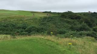 Pennard Golf Club hole 6 tee shot [upl. by Halivah]