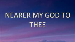 Nearer My God to Thee InstrumentalKaraoke [upl. by Sparrow]