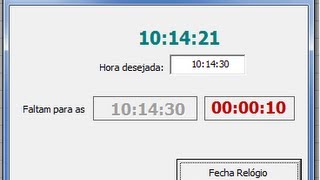 Video Aula 15  Parte 2  Contagem Regressiva em Formulário Excel com VBA [upl. by Engle]