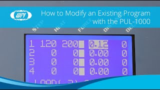 How to Modify an Existing Program in the WPI PUL1000 Micropipette Puller 2024 [upl. by Neellek984]