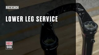 Rockshox 50 Hour Lower Leg Service [upl. by Nimzzaj377]