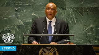 🇱🇸 Lesotho  King Addresses United Nations General Debate 79th Session  UNGA [upl. by Longley]