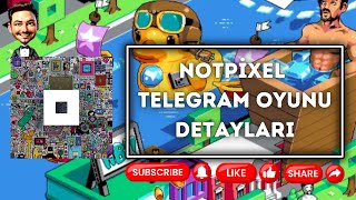 Notpixel Telegram botu oyun detayları [upl. by Quintie380]