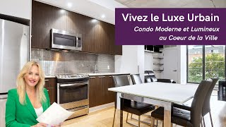 ✨ Vivez le Luxe Urbain  Condo Moderne et Lumineux au Coeur de la Ville 🏙️ [upl. by Eillom]