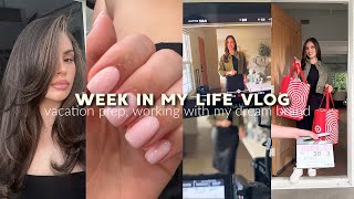 Week In My Life Vlog ♡ Prepping for Vacation Working with my DREAM Brand amp More [upl. by Marybella]