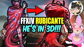 FFXIV Rubicante Boss Fight  FF4 Fan REACTION [upl. by Eednar]