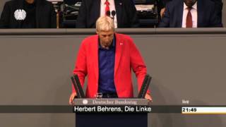 Herbert Behrens DIE LINKE Bei LkwMaut hat die Bundesregierung völlig versagt [upl. by Esiocnarf]