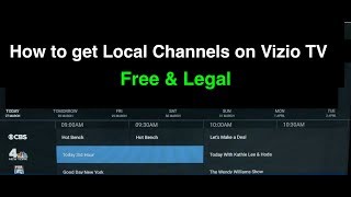 How to Get Local Channels on Vizio Smart TV [upl. by Gievlos576]