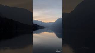 💕💕🏔️💕Magical Lake Bohinj 🇸🇮 💕🏔️💕💕 travel sunset lake nature slovenia beautiful [upl. by Alberta]