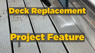 Deck Replacement Project Feature  Plainwell Michigan  2024 compositedecking [upl. by Akitan]