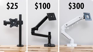 25 vs 300 Monitor Arm  What Stands Do I Recommend [upl. by Yvor]