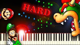 In The Final from Mario amp Luigi Bowsers Inside Story  Piano Tutorial [upl. by Firooc]