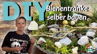 DIY  Bienentränke selber bauen  Sommerdeko [upl. by Tricia]