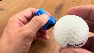 HODL 21 Ball Badge Golf Ball Stamp Self Inking Golf Ball Stamper Review [upl. by Marven319]