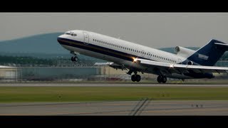 Roush Air Boeing 727200 Takeoff [upl. by Hester432]