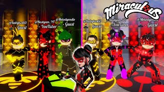 TODOS REVERSO TRANSFORMAÇOES DO GRUPO NO NEW MJ  MIRACULOUS ROBLOX [upl. by Zawde549]