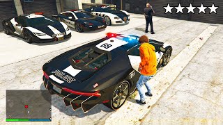 ROBANDO COCHES de POLICÍA en GTA 5 [upl. by Airamalegna]