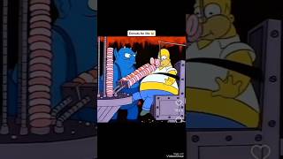 No one can eat donuts like homer 😀 thesimpsons shorts [upl. by Itsym]