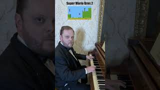 Super Mario Bros Songs on Piano shorts [upl. by Esaertal]