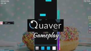 Quaver Short Game Play  Free Steam Game [upl. by Tade738]