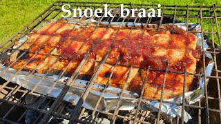 Snoek braai in South Africa  Fish barbecue recipe [upl. by Paulette]