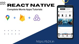 Movie Mobile Apps using React Native Tutorials  Redux  Firebase  Google API [upl. by Guria29]