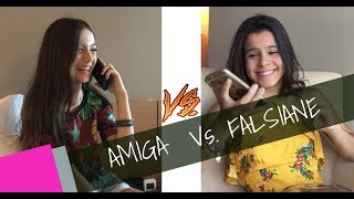 AMIGA VS FALSIANE  GABRIELLA SARAIVAH [upl. by Siul]