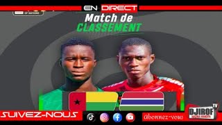 🛑 DIRECT 3 ème place GUINÉE BISSAU vs GAMBIE  ufoa2024 04112024 [upl. by Ginger]