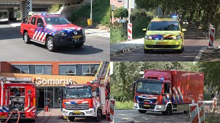 Grote brand bij scholengemeenschap in Gorinchem [upl. by Ahsaet]