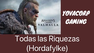 Assassins Creed Valhalla  Todas las Riquezas Hordafylke GUIA [upl. by Nelleoj330]