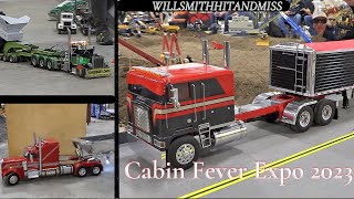 Cabin Fever Model Expo RC Custom Semi Trucks 2023 [upl. by Adne]