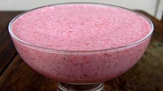 HOW TO MAKE STRAWBERRY MOUSSE [upl. by Shama]