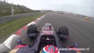 Max Verstappen vs Jos Verstappen exclusive onboard footage at Italia a Zandvoort 28062015 [upl. by Vachel]