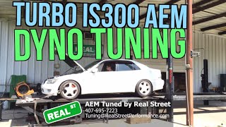 Real Street Performance Tuning Turbo IS300 AEM [upl. by Niliak]