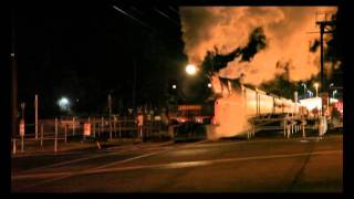 Australian Steam Trains R761 departs Pakenham at Night [upl. by Odnomar]