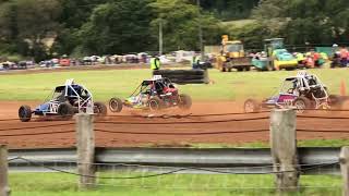 Gloucestershire autograss 29924 ukac round 5 junior specials A final [upl. by Anerres]