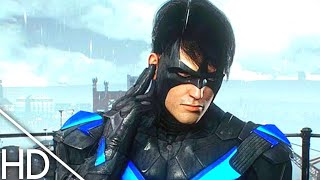 BATMAN ARKHAM KNIGHT Nightwing DLC GCPD Lockdown Gameplay Walkthrough FULL GAME PC [upl. by Behlke]