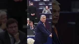 Watch EU Lawmakers Sing AntiFascist quotBella Ciaoquot After Hungary PM Orbans Speech [upl. by Yrakcaz]