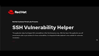 SSH Vulnerability Helper Lab App [upl. by Hirsch]